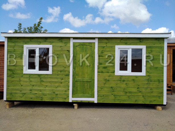 № 9 Бытовка распашонка с перегородками и хоз.помещением 1х1м