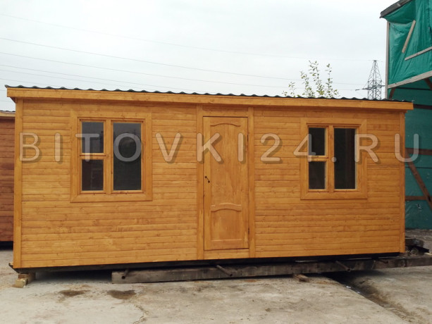 № 9 Бытовка распашонка с перегородками и хоз.помещением 1х1м