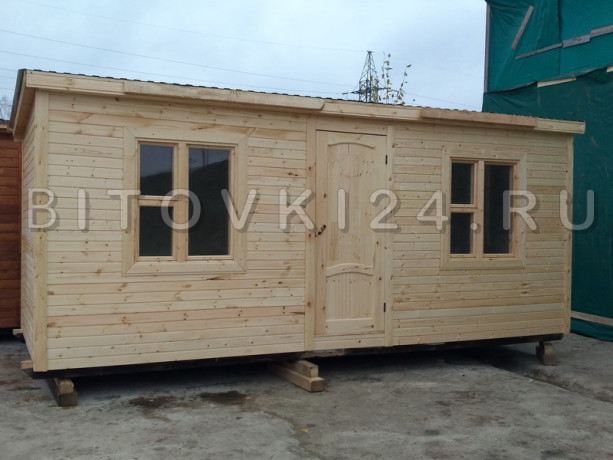 № 9 Бытовка распашонка с перегородками и хоз.помещением 1х1м