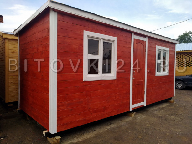 № 9 Бытовка распашонка с перегородками и хоз.помещением 1х1м