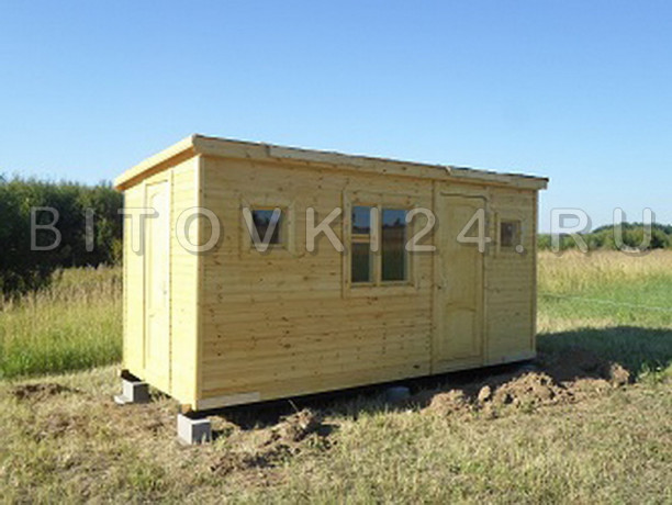 № 17 Бытовка дачная с двумя отдельными помещениями