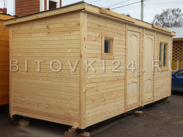 № 17 Бытовка дачная с двумя отдельными помещениями