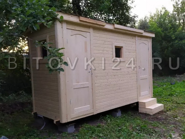 № 22 Бытовка дачная с душем и туалетом
