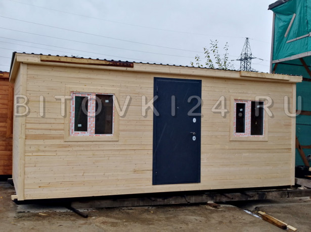 № 26 Бытовка дачная распашонка с железной дверью