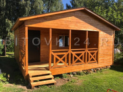 № 6 Садовый домик с двумя комнатами и крылечком