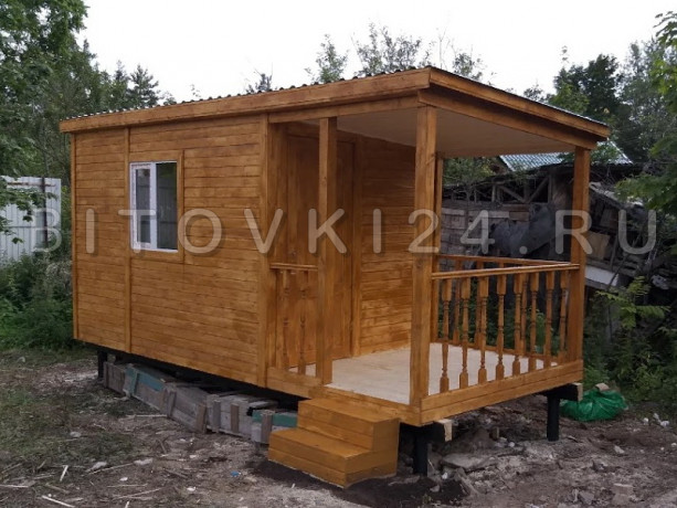 № 5 Хозблок эконом класса с верандой