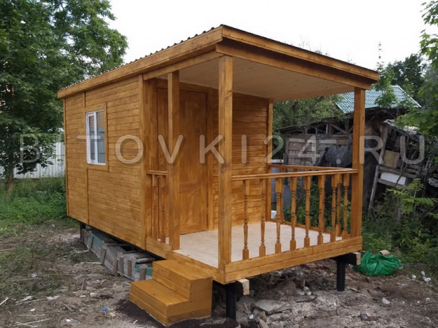 № 5 Хозблок эконом класса с верандой