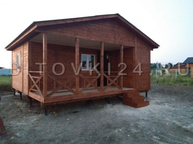 № 16 Садовый домик с террасой, двумя комнатами и санузлом